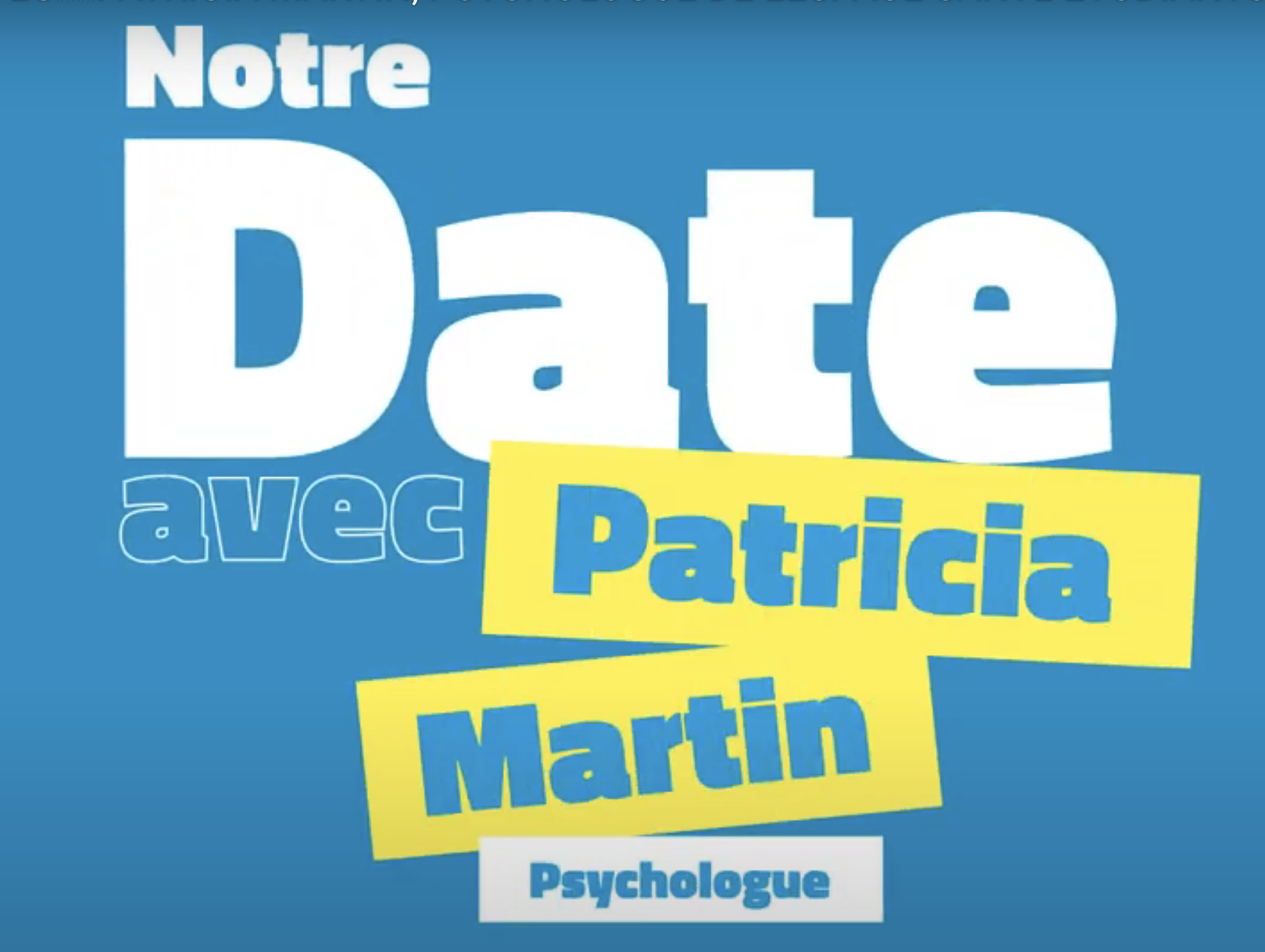 Mon date avec Patricia Martin